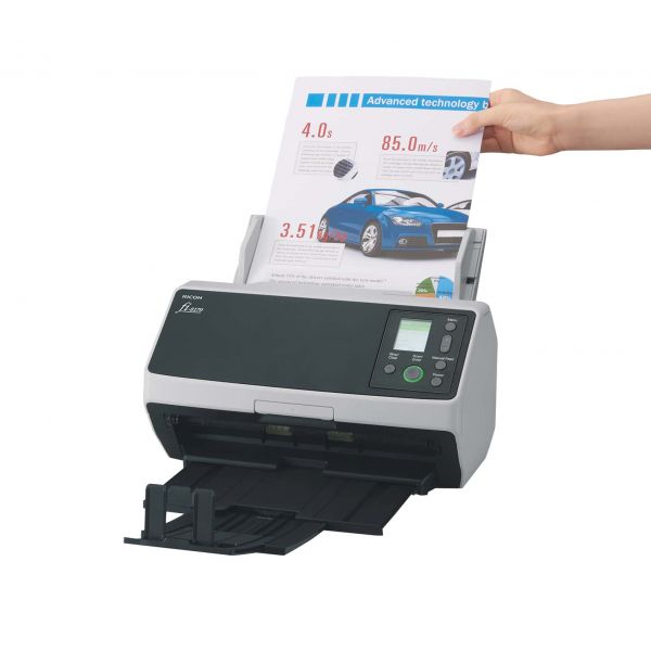 Ricoh fi-8170 ADF-/handmatige invoer scanner 600 x 600 DPI A4 Zwart, Grijs