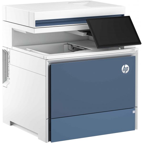 HP Color LaserJet Enterprise Flow MFP 5800zf-printer, Printen, kopiëren, scannen, faxen, Automatische documentinvoer; optionele high-capacity laden; Touchscreen; TerraJet-cartridge