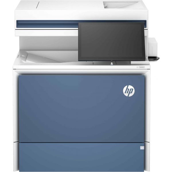 HP Color LaserJet Enterprise Flow MFP 5800zf-printer, Printen, kopiëren, scannen, faxen, Automatische documentinvoer; optionele high-capacity laden; Touchscreen; TerraJet-cartridge