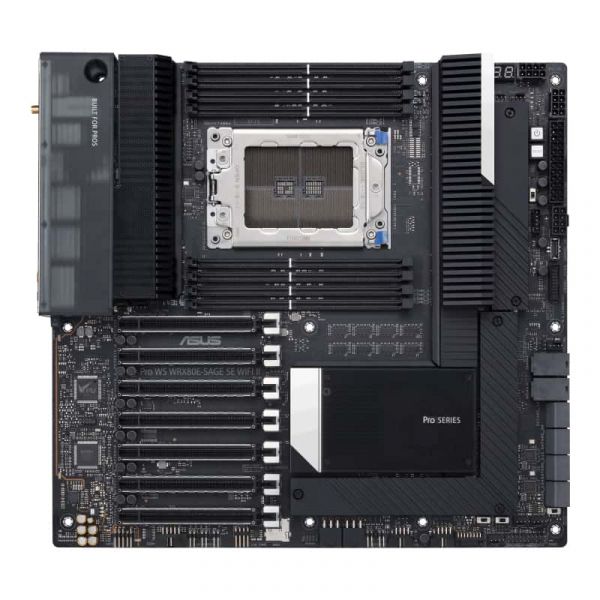 ASUS Pro WS WRX80E-SAGE SE WIFI II AMD WRX80 Socket sWRX8 Verlengd ATX