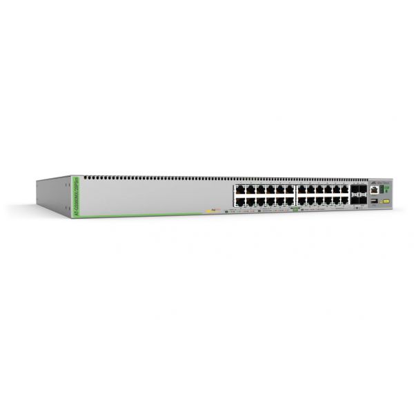 Allied Telesis AT-GS980MX/28PSM-50 netwerk-switch Managed L3 Gigabit Ethernet (10/100/1000) Power over Ethernet (PoE) 1U Grijs (AT-GS980MX/28PSM50)