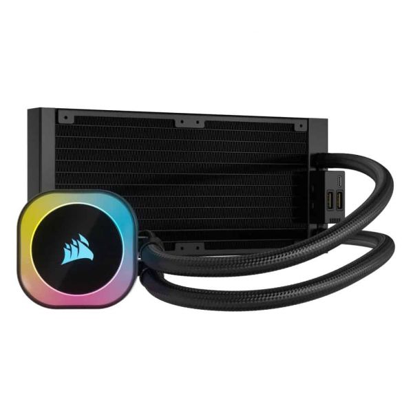 Corsair H100I Processor Kit voor vloeistofkoeling 12 cm Zwart (CW-9061001-WW)