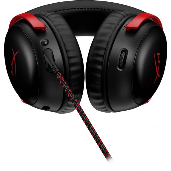 HP HyperX Cloud III - Gamingheadset (zwart/rood)