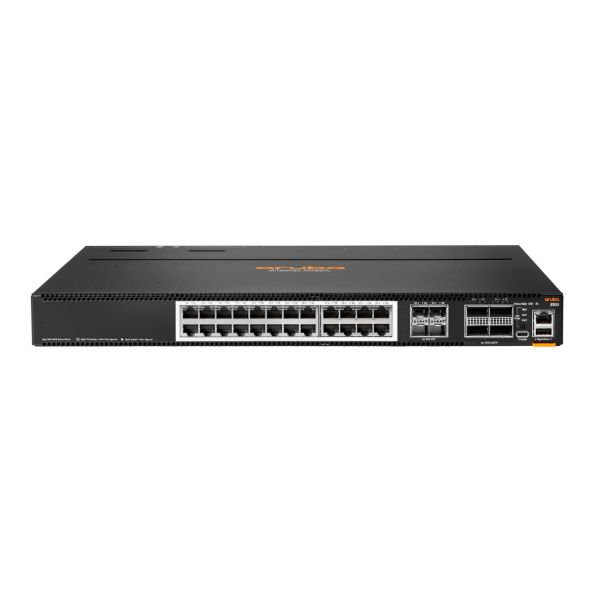 HPE Aruba Networking CX 8100 24x10G Base-T 4x10G SFP+ 4x40/100G QSFP28 FB 3Fan 2AC PSU Managed L3 10G Ethernet (100/1000/10000) 1U (R9W88A#ABB)