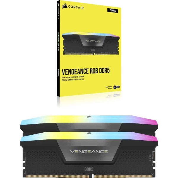 Corsair Vengeance RGB CMH96GX5M2B6600C32 geheugenmodule 96 GB 2 x 48 GB DDR5 4800 MHz (CMH96GX5M2B6600C32)