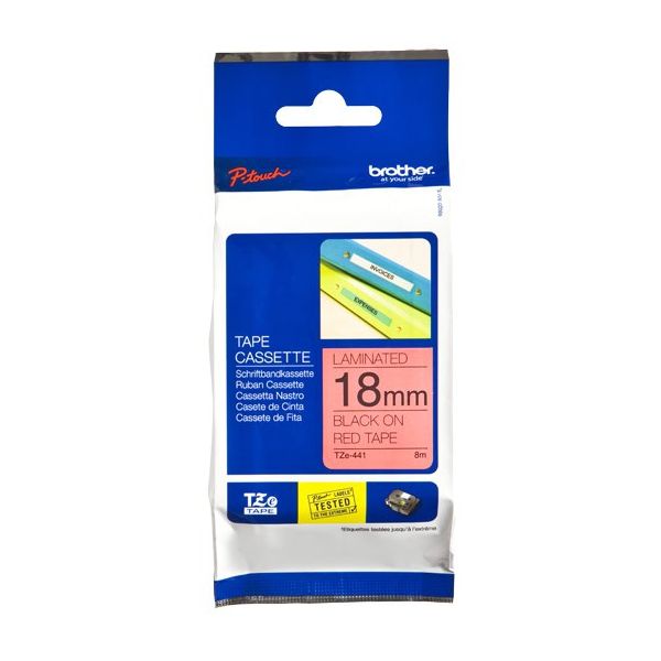 Brother Tape gelamineerd 18mm (TZE441)