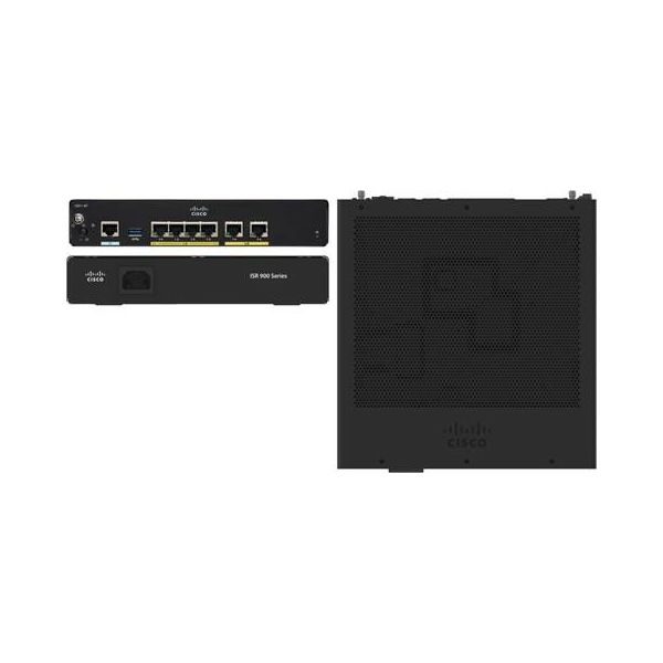 Cisco C921-4P netwerk-switch Managed Zwart (C921-4P)