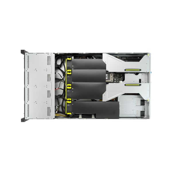 ASUS RS520A-E11-RS12U Socket SP3 Rack (2U) Zwart, Staal