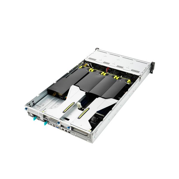 ASUS RS520A-E11-RS12U Socket SP3 Rack (2U) Zwart, Staal