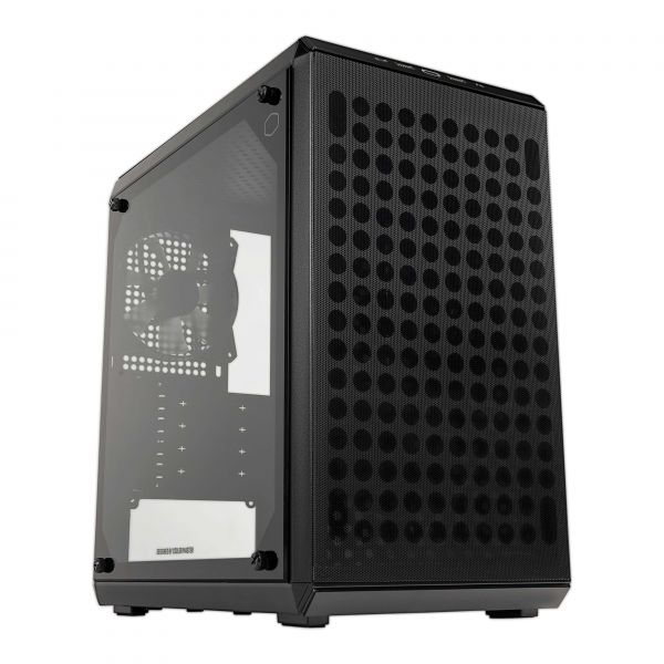 Cooler Master Q300L V2 Mini Tower Zwart, Transparant