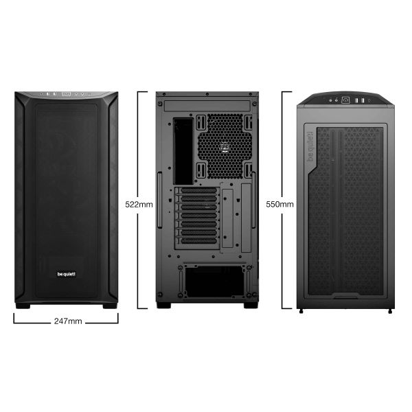 be quiet! Shadow Base 800 Black Midi Tower Zwart