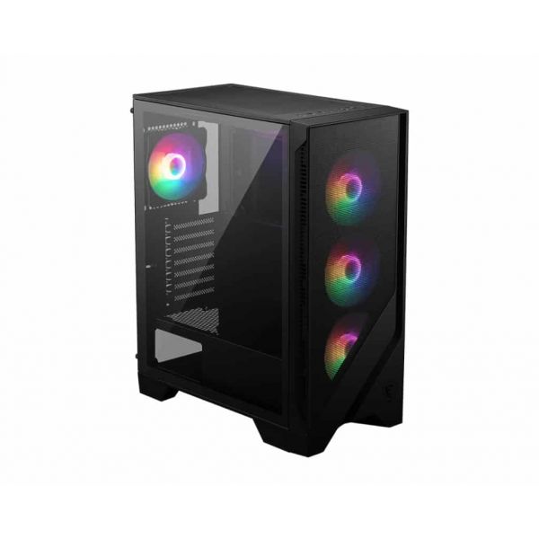 MSI MAG FORGE 120A AIRFLOW computerbehuizing Midi Tower Zwart, Transparant