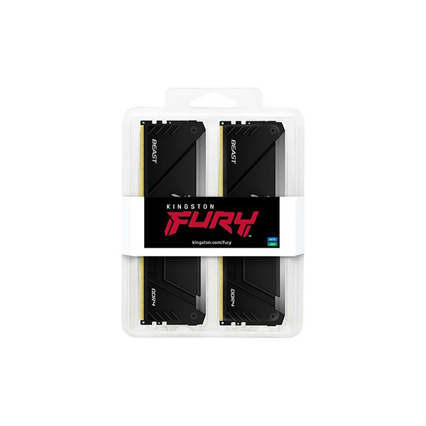 Kingston Technology FURY 32GB 3200MT/s DDR4 CL16 DIMM (Sets van 2) Beast RGB (KF432C16BB2AK2/32)