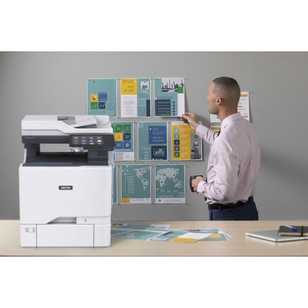 Xerox VersaLink C625 A4 50 ppm dubbelzijdig kopiëren en printen, scannen en faxen, geschikt voor PS3 PCL5e/6 2 laden voor max. 650 vel