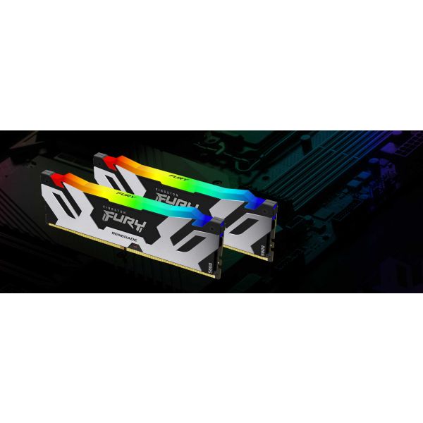 Kingston Technology FURY 96GB 6000MT/s DDR5 CL32 DIMM (set van 2) Renegade RGB XMP (KF560C32RSAK2-96)