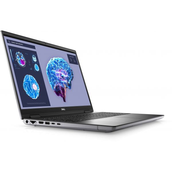 DELL Precision 7680 i7-13850HX Mobiel werkstation 40,6 cm (16") Full HD+ Intel® Core™ i7 32 GB DDR5-SDRAM 1000 GB SSD NVIDIA RTX 3500 Wi-Fi 6E (802.11ax) Windows 11 Pro Grijs (4W5KH)