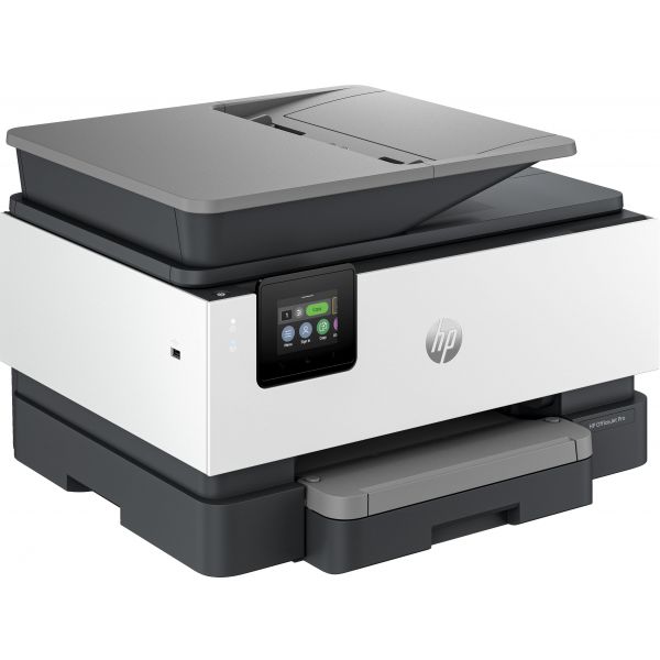 HP OfficeJet Pro 9120b All-in-One printer, Kleur, Printer voor Thuis en thuiskantoor, Printen, kopiëren, scannen, faxen, Draadloos; Dubbelzijdig printen; Dubbelzijdig scannen; Scannen naar e-mail; Scannen naar pdf; Faxen; USB-poort voorzijde; Touchscreen;