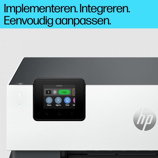 HP OfficeJet Pro 9110b printer, Kleur, Printer voor Thuis en thuiskantoor, Print, Draadloos; Dubbelzijdig printen; Printen vanaf telefoon of tablet; Touchscreen; USB-poort voorzijde