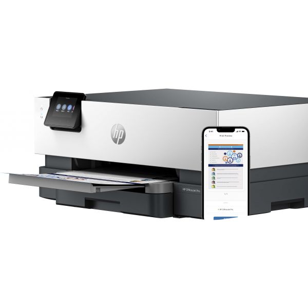 HP OfficeJet Pro 9110b printer, Kleur, Printer voor Thuis en thuiskantoor, Print, Draadloos; Dubbelzijdig printen; Printen vanaf telefoon of tablet; Touchscreen; USB-poort voorzijde