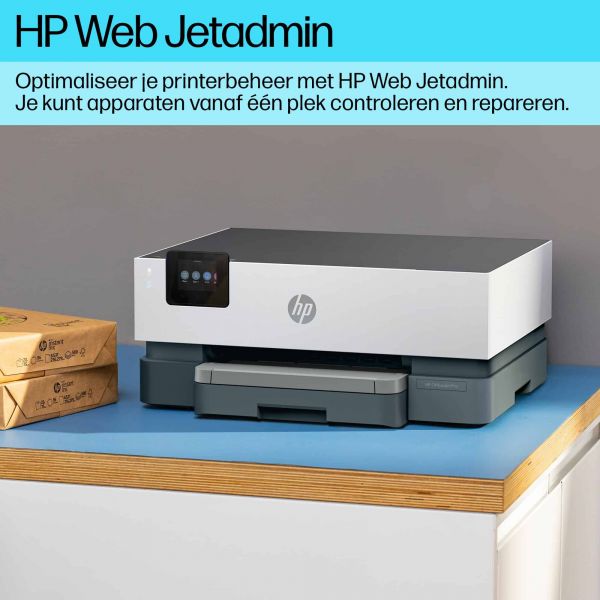 HP OfficeJet Pro 9110b printer, Kleur, Printer voor Thuis en thuiskantoor, Print, Draadloos; Dubbelzijdig printen; Printen vanaf telefoon of tablet; Touchscreen; USB-poort voorzijde