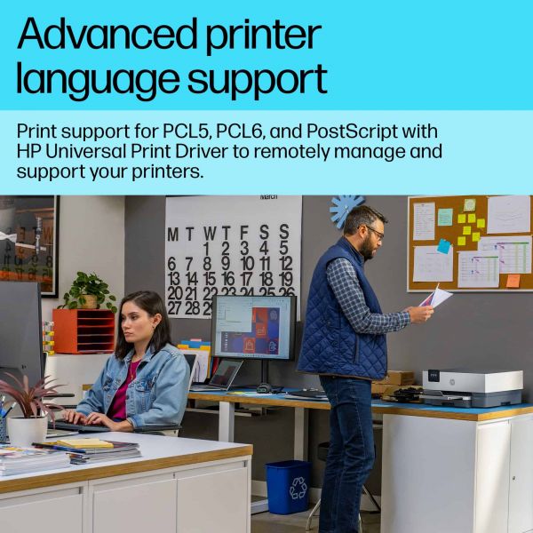 HP OfficeJet Pro 9110b printer, Kleur, Printer voor Thuis en thuiskantoor, Print, Draadloos; Dubbelzijdig printen; Printen vanaf telefoon of tablet; Touchscreen; USB-poort voorzijde