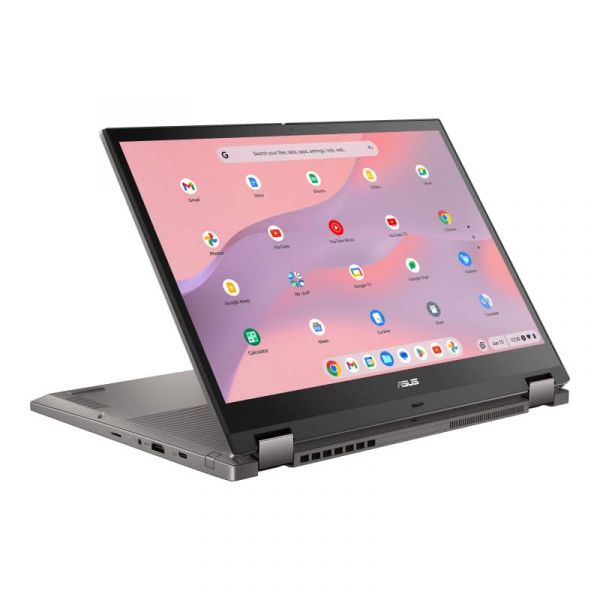 ASUS Chromebook CX34 Flip CB3401FBA-LZ0187 35,6 cm (14") Touchscreen WUXGA Intel® Core™ i5 i5-1235U 16 GB LPDDR4x-SDRAM 256 GB SSD Wi-Fi 6E (802.11ax) ChromeOS Grijs (90NX05R1-M006P0)