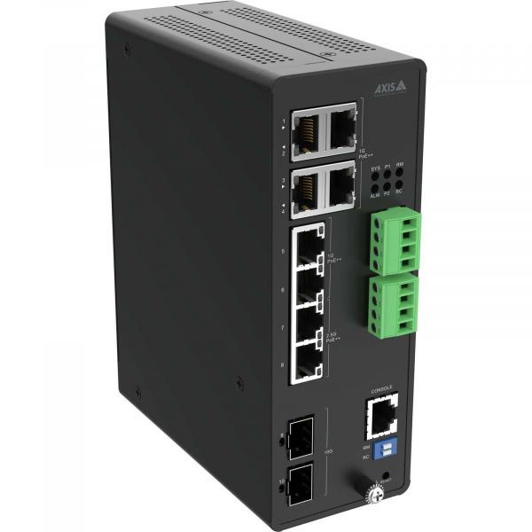 Axis 02621-001 netwerk-switch Managed 10G Ethernet (100/1000/10000) Power over Ethernet (PoE) Zwart (02621-001)