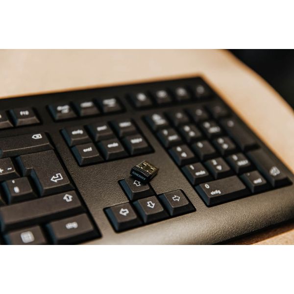 CHERRY KW 3000 toetsenbord RF Draadloos QWERTY Engels Zwart (JK-3000EU-2)