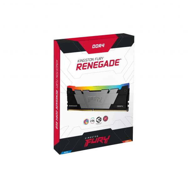 Kingston Technology FURY Renegade RGB geheugenmodule 8 GB 1 x 8 GB DDR4 3600 MHz (KF436C16RB2A/8)