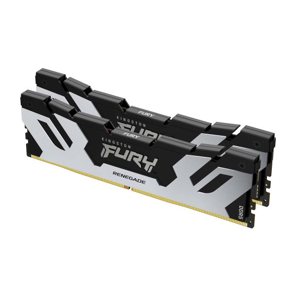 Kingston Technology FURY 64GB 6400MT/s DDR5 CL32 DIMM (set van 2) Renegade Zilver XMP (KF564C32RSK2-64)