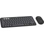 Logitech Pebble 2 Combo for Mac toetsenbord Inclusief muis Universeel RF-draadloos + Bluetooth QWERTY US International Grafiet thumbnail