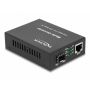 DeLOCK 86861 netwerk media converter 10000 Mbit/s Zwart thumbnail