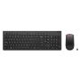 Lenovo 4X31N50746 toetsenbord Inclusief muis RF Draadloos QWERTY Amerikaans Engels Zwart thumbnail