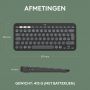 Logitech Pebble Keys 2 K380s toetsenbord RF-draadloos + Bluetooth QWERTY US International Grafiet thumbnail