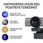 Logitech MX Brio 705 for Business webcam 8,5 MP 4096 x 2160 Pixels USB 3.2 Gen 1 (3.1 Gen 1) Aluminium, Zwart thumbnail