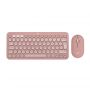 Logitech Pebble 2 Combo toetsenbord Inclusief muis RF-draadloos + Bluetooth QWERTY US International Roze thumbnail