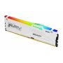 Kingston Technology FURY Beast 32GB 6400MT/s DDR5 CL32 DIMM (Kit van 2) White RGB XMP (KF564C32BWAK2-32) thumbnail