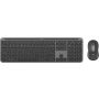 Logitech MK950 Signature Slim toetsenbord Inclusief muis Kantoor RF-draadloos + Bluetooth QWERTY US International Grafiet thumbnail