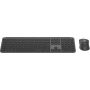 Logitech MK950 Signature Slim toetsenbord Inclusief muis Kantoor RF-draadloos + Bluetooth QWERTY US International Grafiet thumbnail