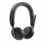 DELL WL3024 Headset Bedraad en draadloos Hoofdband Oproepen/muziek USB Type-C Bluetooth Zwart thumbnail