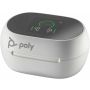 POLY Voyager Free 60+ UC White Sand Earbuds + BT700 USB-A-adapter + oplaadcase met touchscreen thumbnail