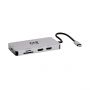 Tripp Lite U442-DOCK8G-GG laptop dock & poortreplicator Bedraad USB 3.2 Gen 1 (3.1 Gen 1) Type-C Zwart, Grijs thumbnail