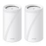 TP-Link BE19000 tri-band whole home mesh wifi 7-systeem (DECO BE85(2-PACK)) thumbnail