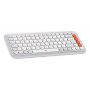 Logitech POP Icon Combo toetsenbord Inclusief muis Universeel Bluetooth QWERTY US International Oranje, Wit thumbnail