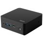 MSI Cubi NUC 13MQG-071EU Intel® Core™ i5 1345U 8 GB DDR5-SDRAM 512 GB SSD Windows 11 Pro Mini PC Zwart (CUBI NUC 13MQG-071EU) thumbnail