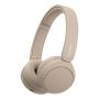 Sony WH-CH520 Headset Draadloos Hoofdband Oproepen/muziek USB Type-C Bluetooth Oplaadhouder Crème thumbnail