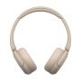 Sony WH-CH520 Headset Draadloos Hoofdband Oproepen/muziek USB Type-C Bluetooth Oplaadhouder Crème thumbnail