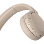 Sony WH-CH520 Headset Draadloos Hoofdband Oproepen/muziek USB Type-C Bluetooth Oplaadhouder Crème thumbnail