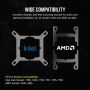 Corsair H100I Processor Kit voor vloeistofkoeling 12 cm Zwart (CW-9061001-WW) thumbnail