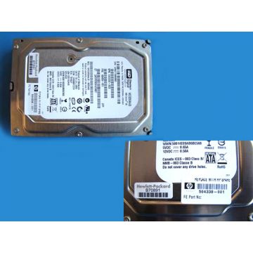 HP 504338-001 interne harde schijf 3.5" 320 GB SATA